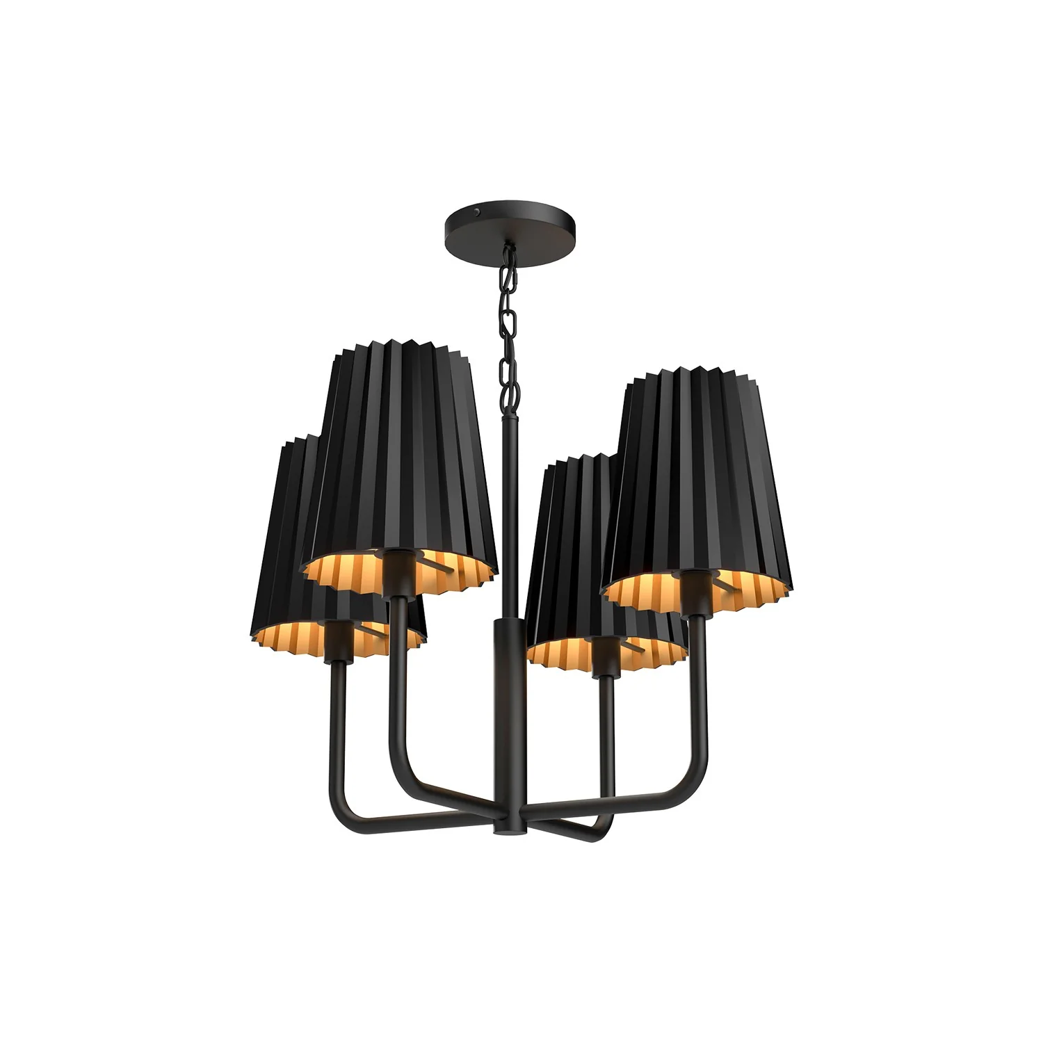 Plisse Semi Flush Mount - Image 2