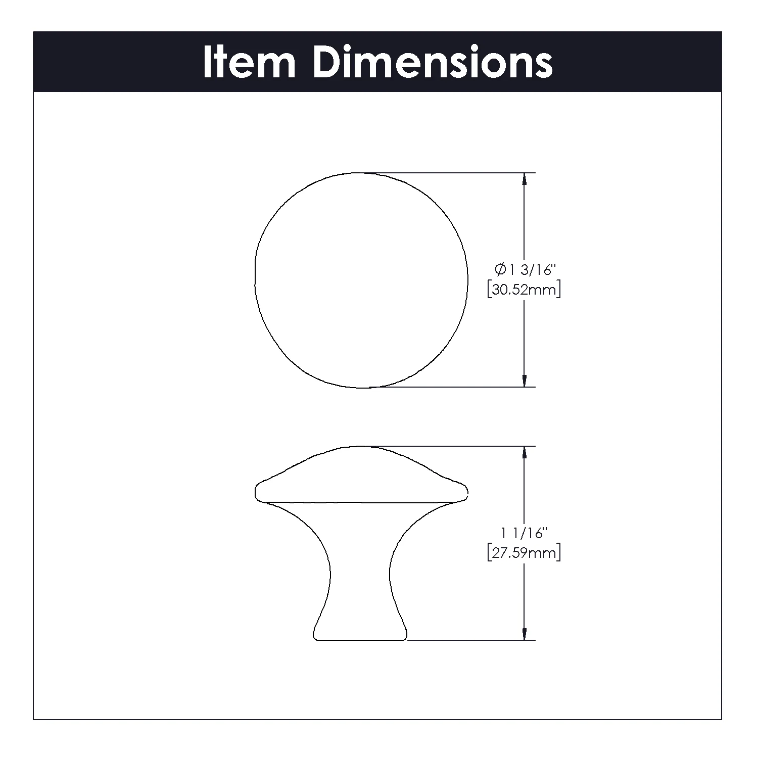 Craftsman Round Knob - Image 5