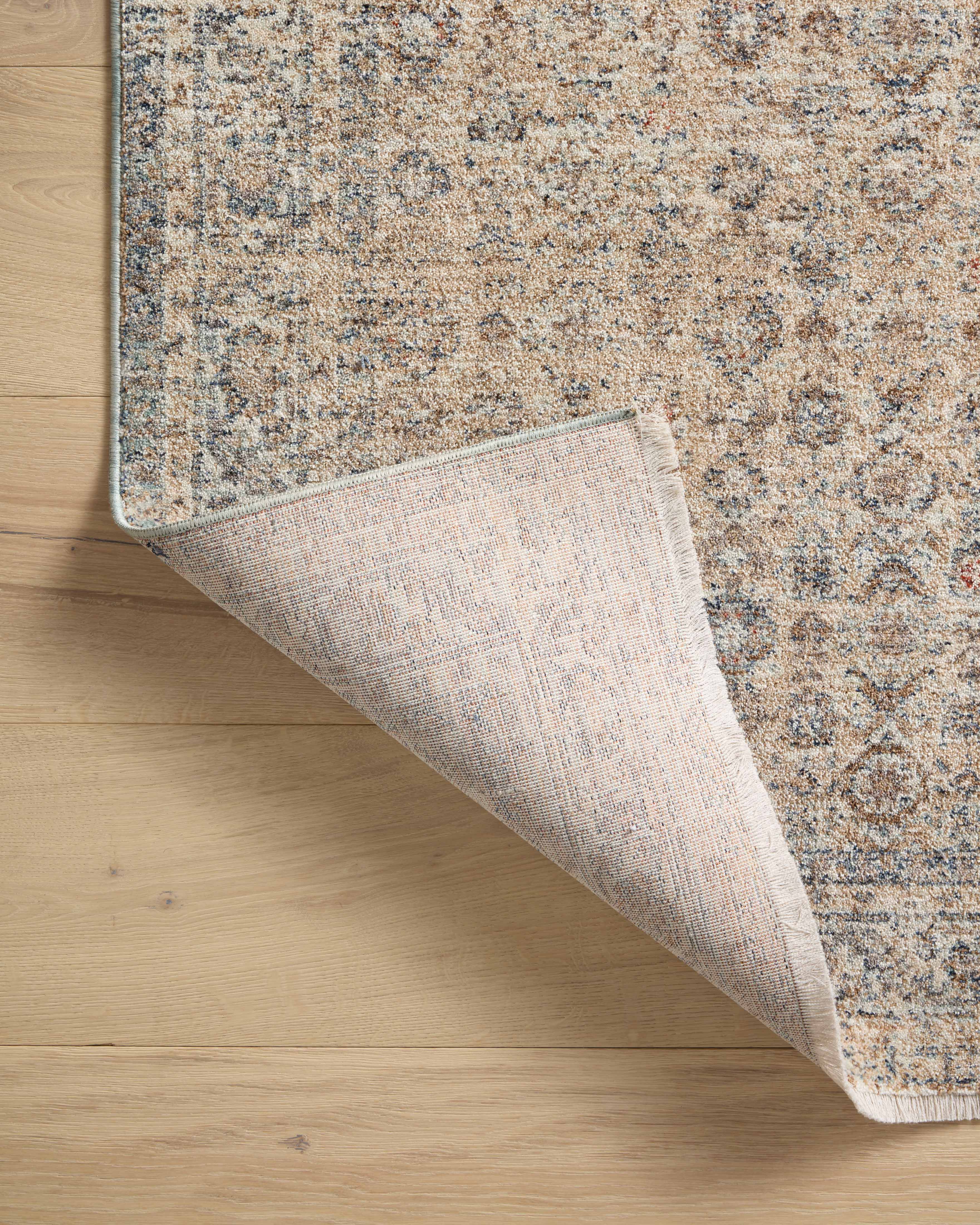 Blake Beige / Denim Rug (BLA-04) - Image 9