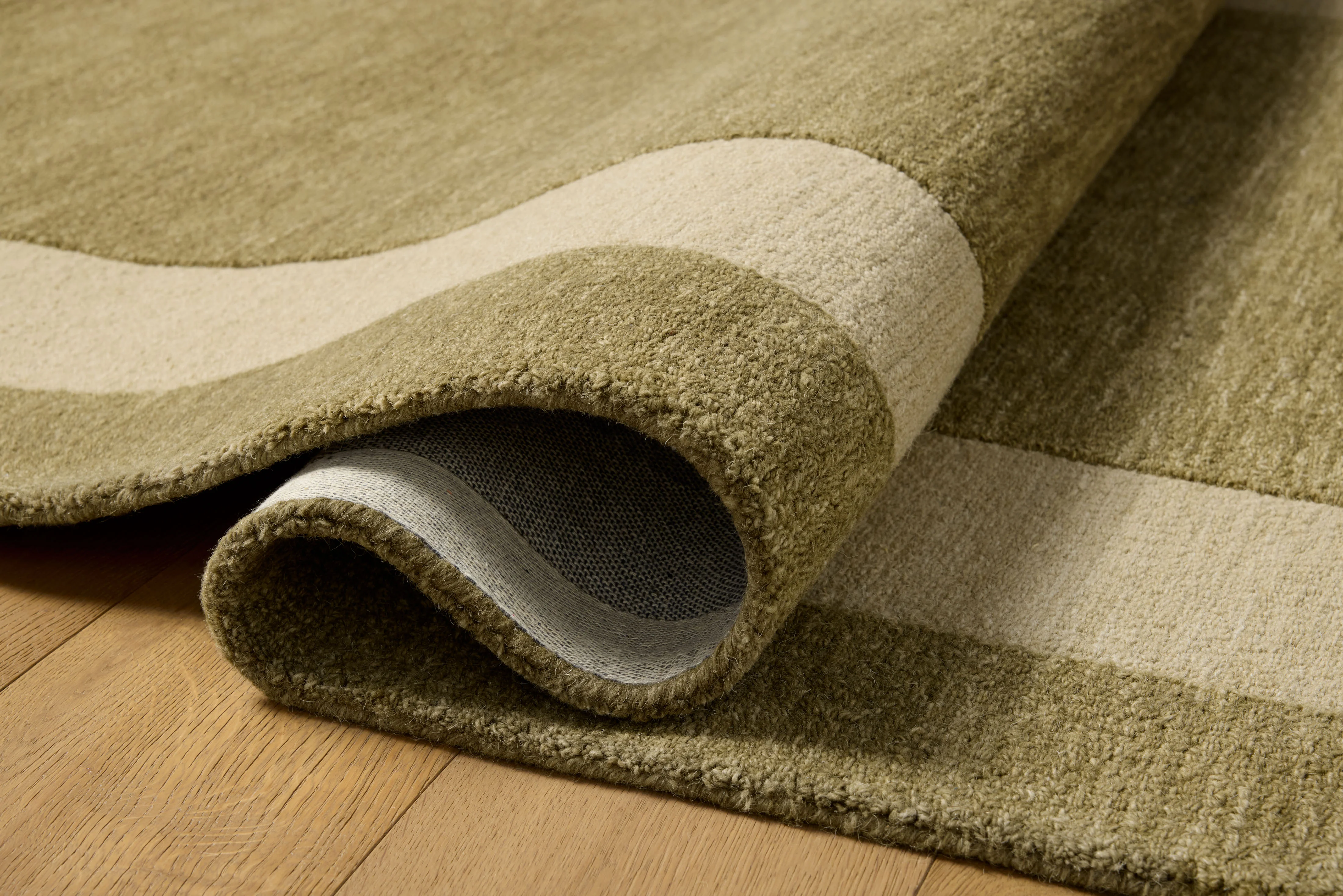 Craven Light Olive / Oatmeal Rug (CVN-01) - Image 4