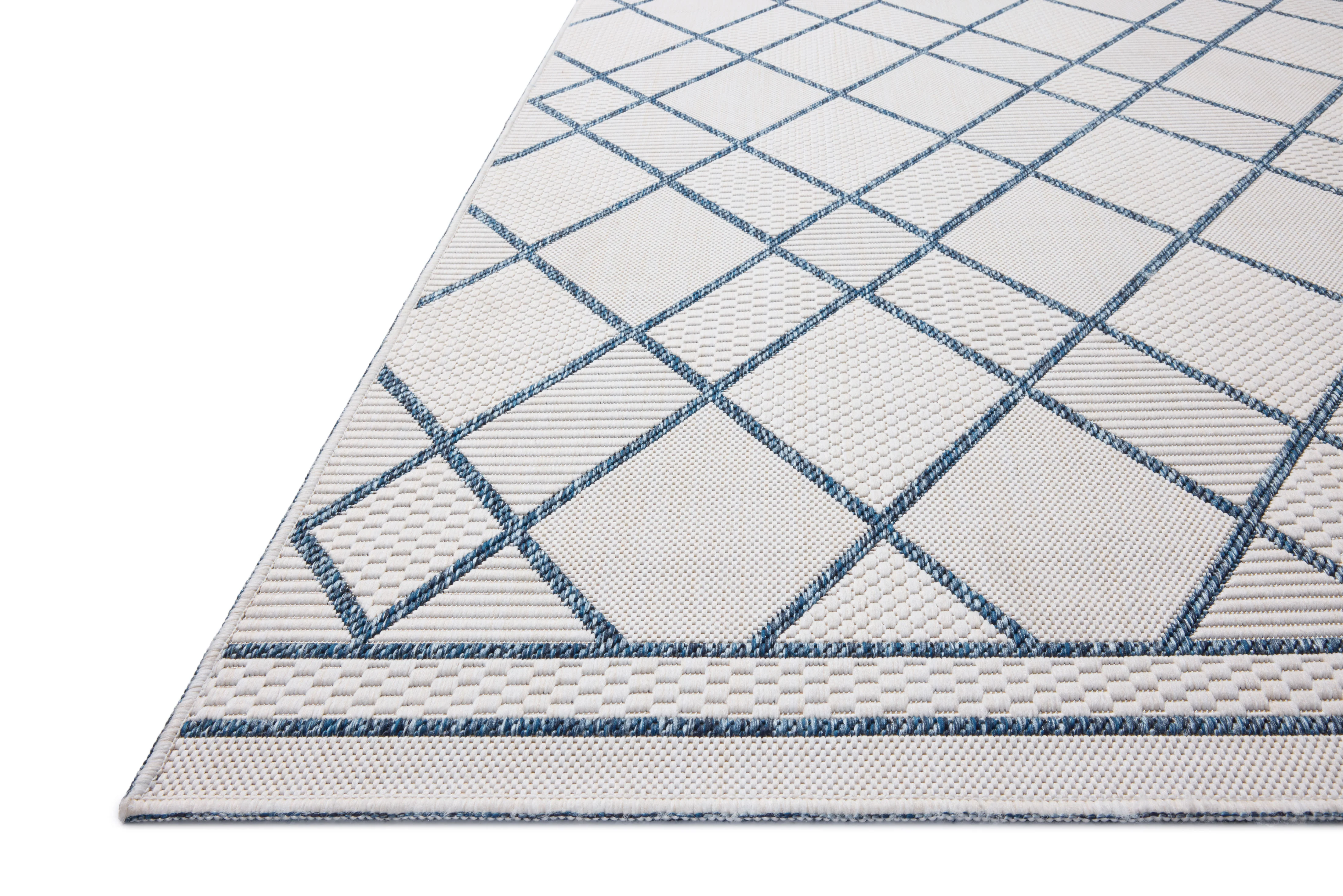 Easton Ivory / Denim Rug (ESN-08) - Image 4