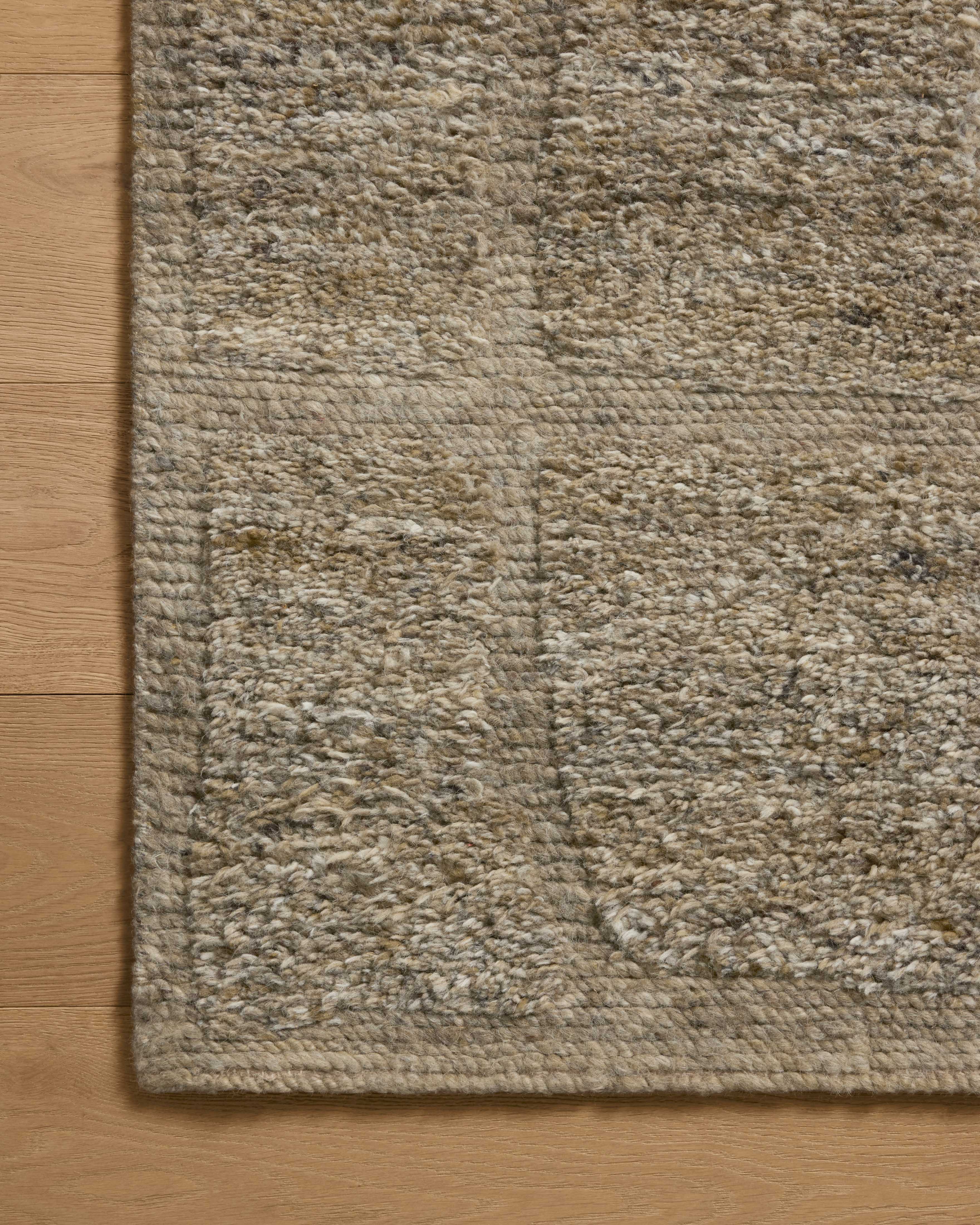 Hughes Olive Rug (HUS-01) - Image 3