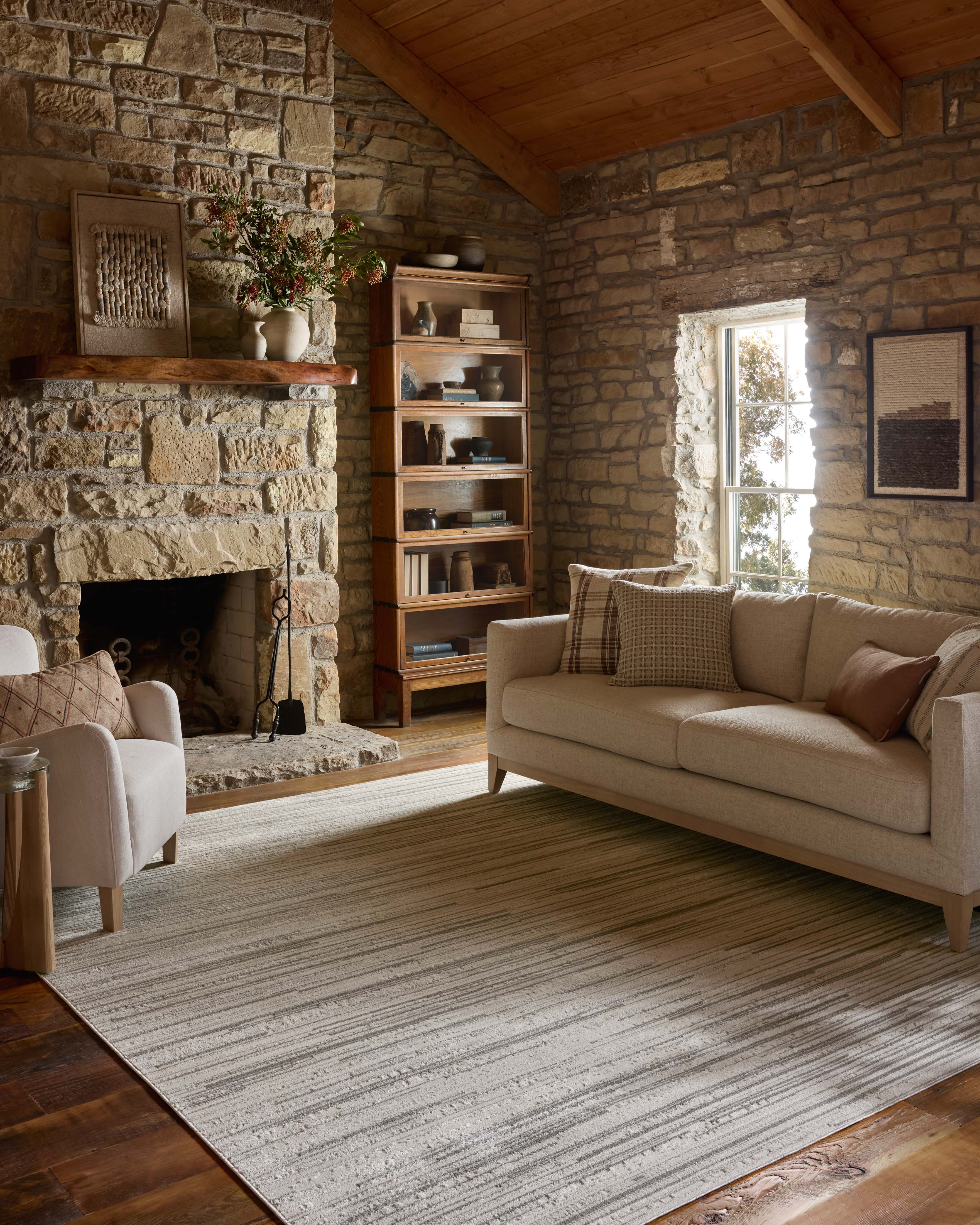 Townes Beige / Grey Rug (TOW-05) - Image 2