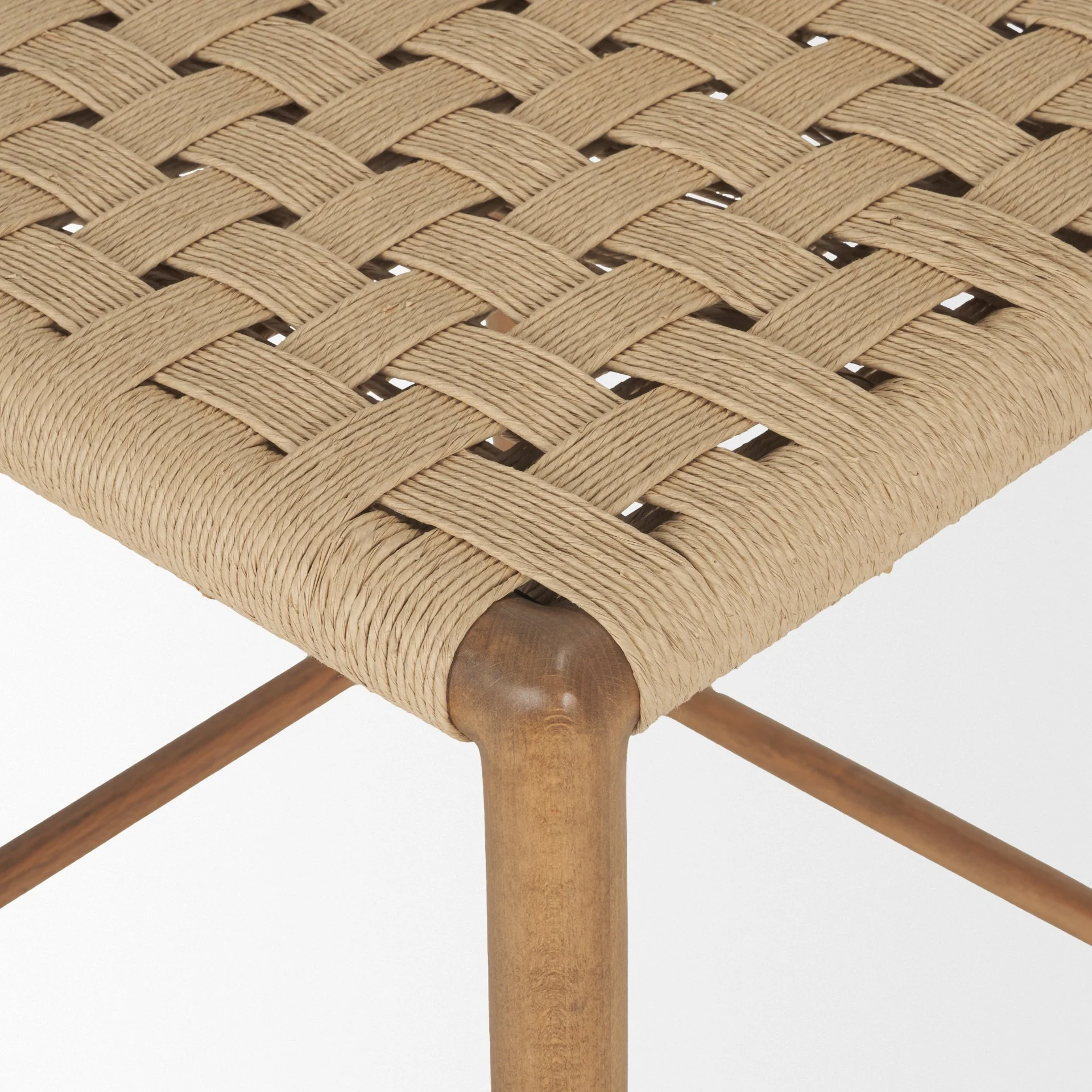 Brinley Paper Rope Seat Stool - Image 9