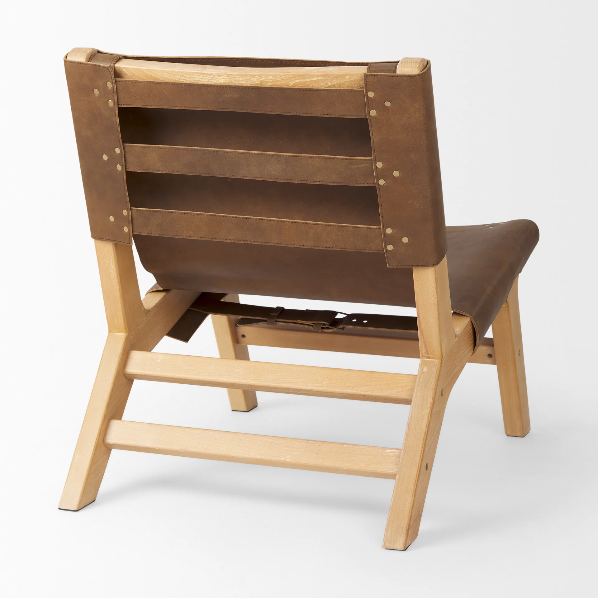 Elodie Leather Accent Chair - Image 7