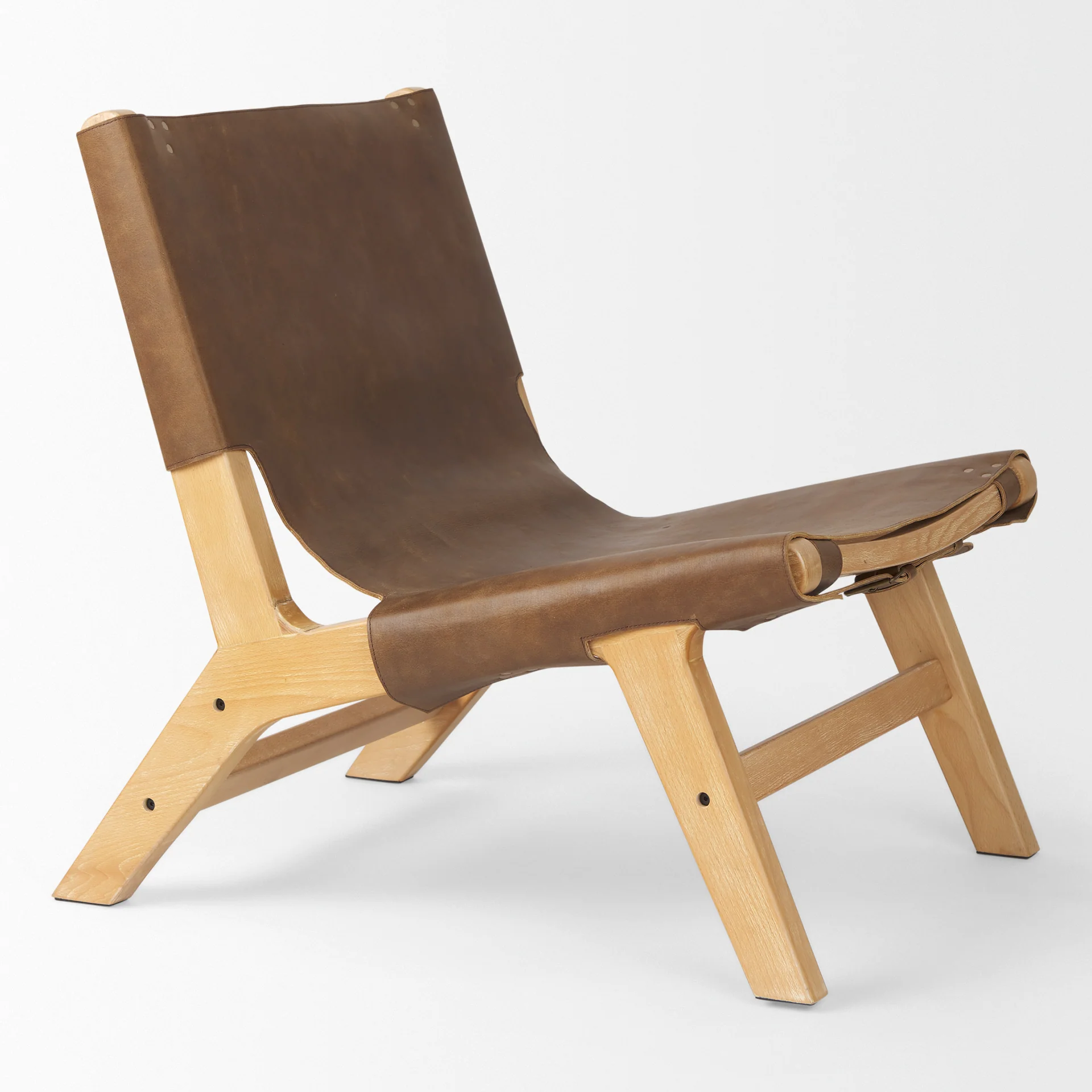 Elodie Leather Accent Chair - Image 8