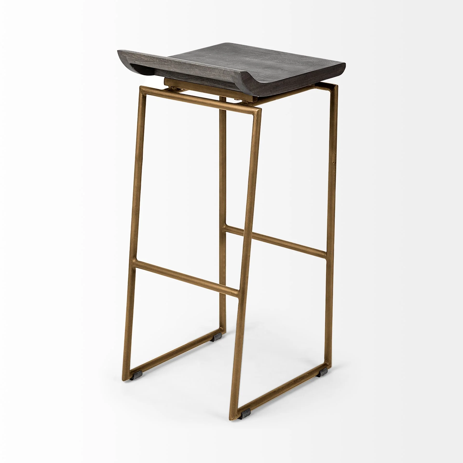 Givens Wood Seat Stool - Image 30