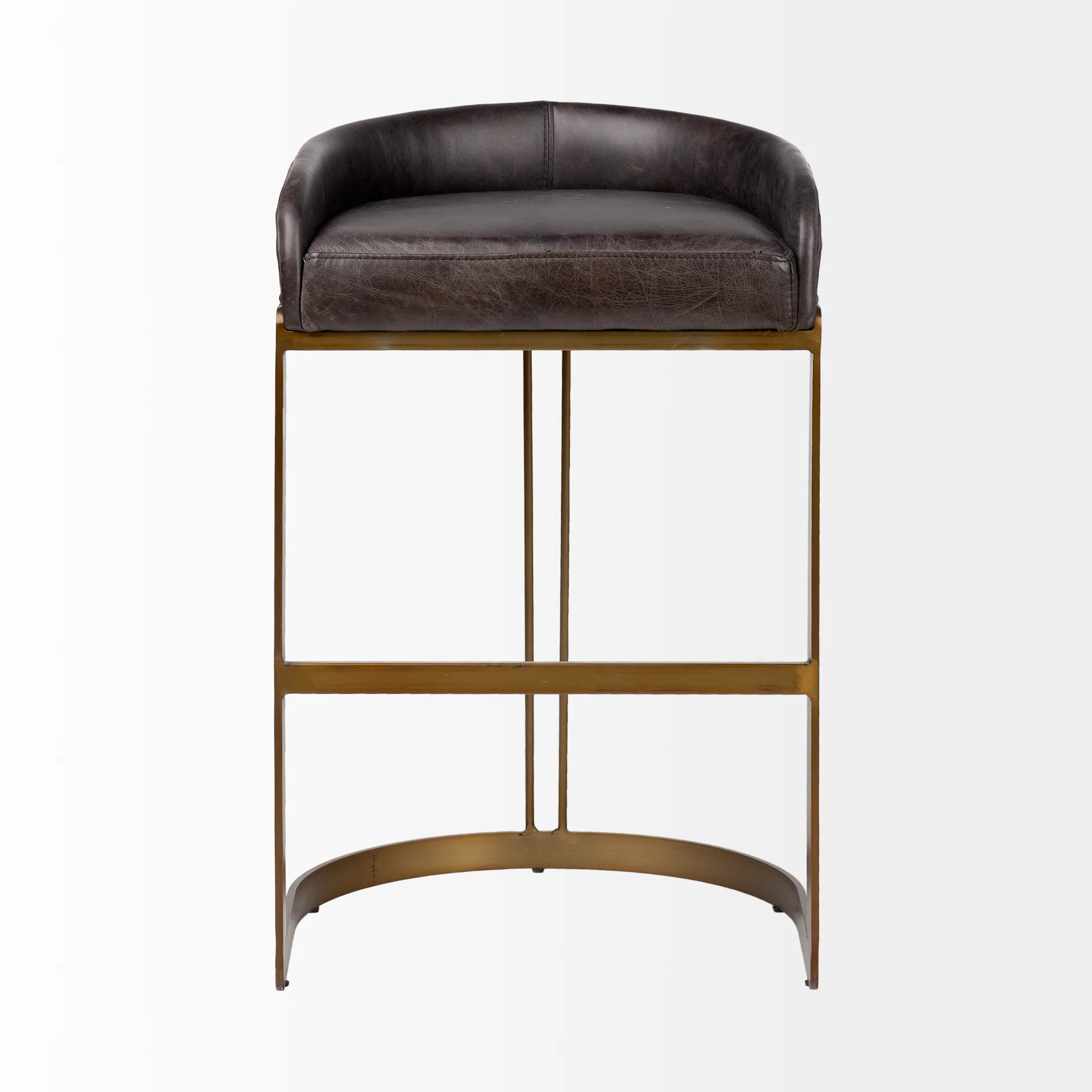 Hollyfield Leather Seat Stool - Image 15