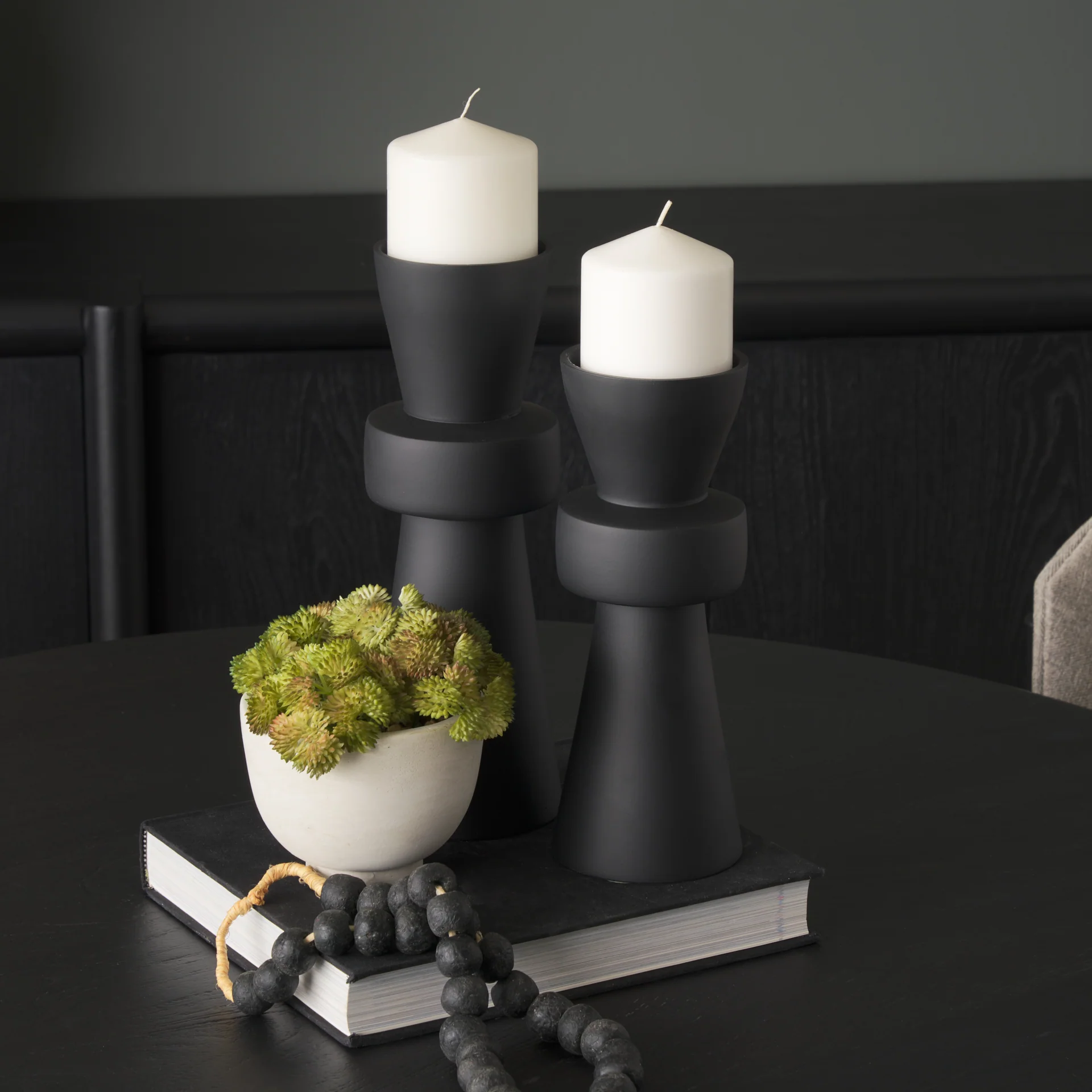 Odilia Black Candle Holder - Image 13
