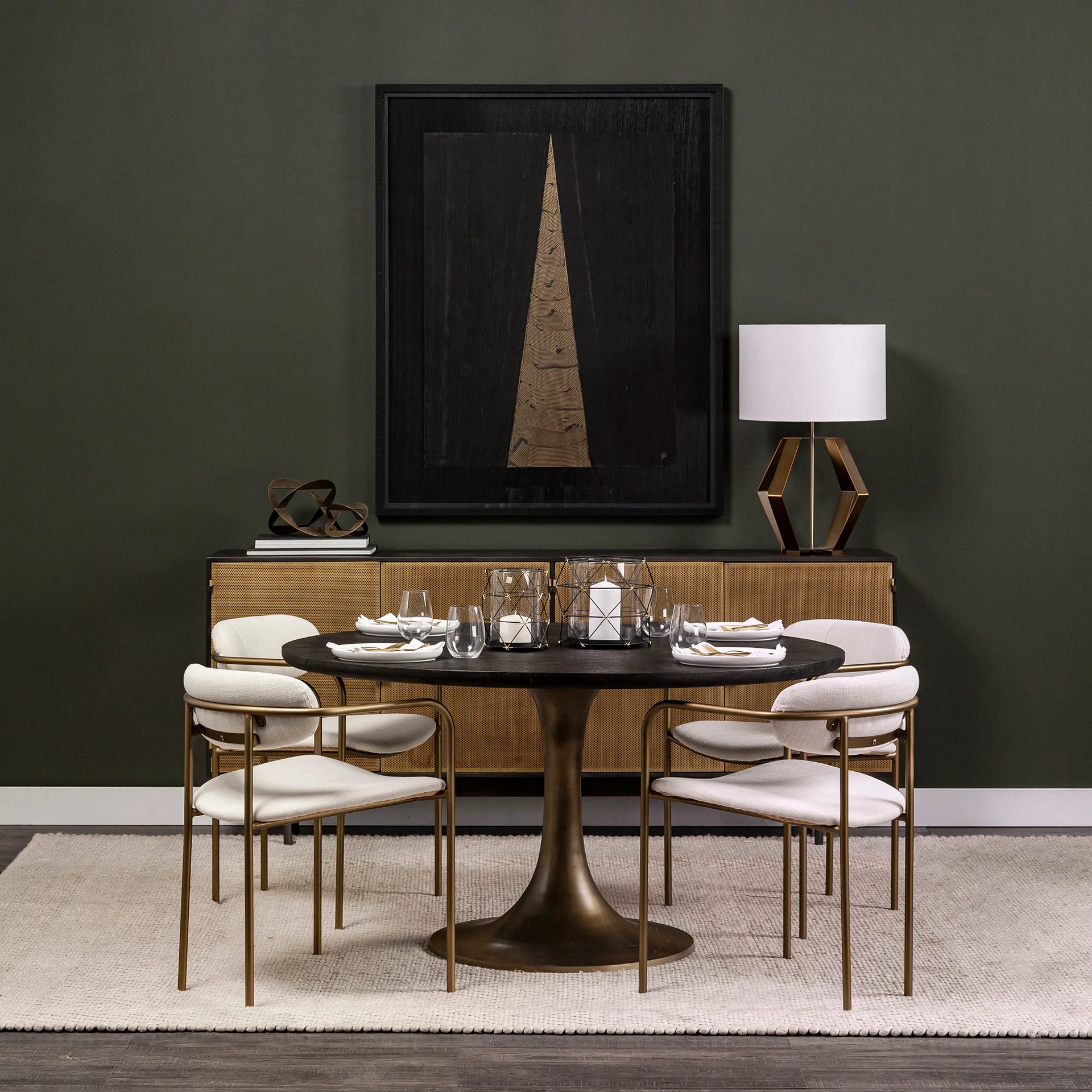 Parker Fabric Dining Armchair - Image 4