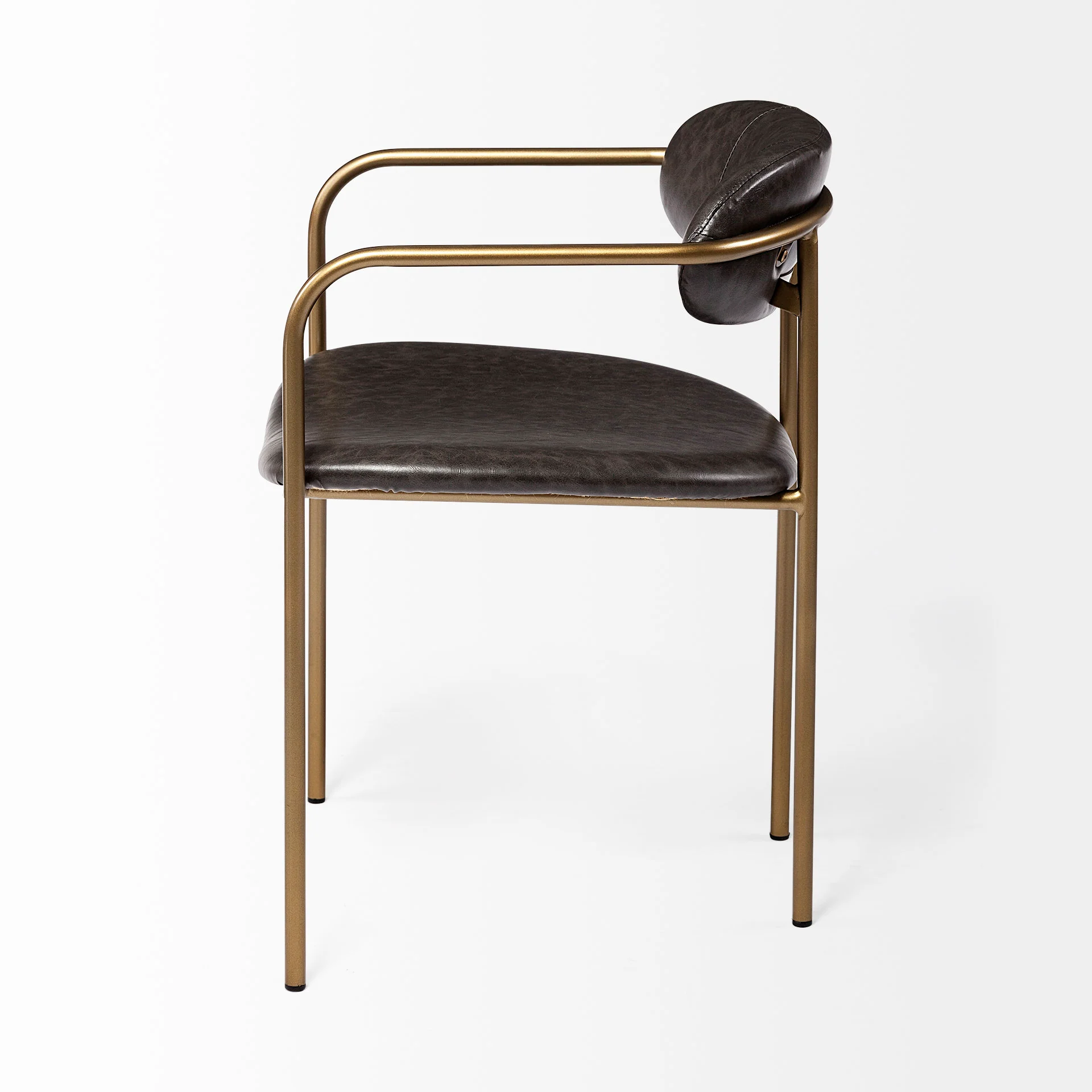 Parker Leather Dining Armchair - Image 4