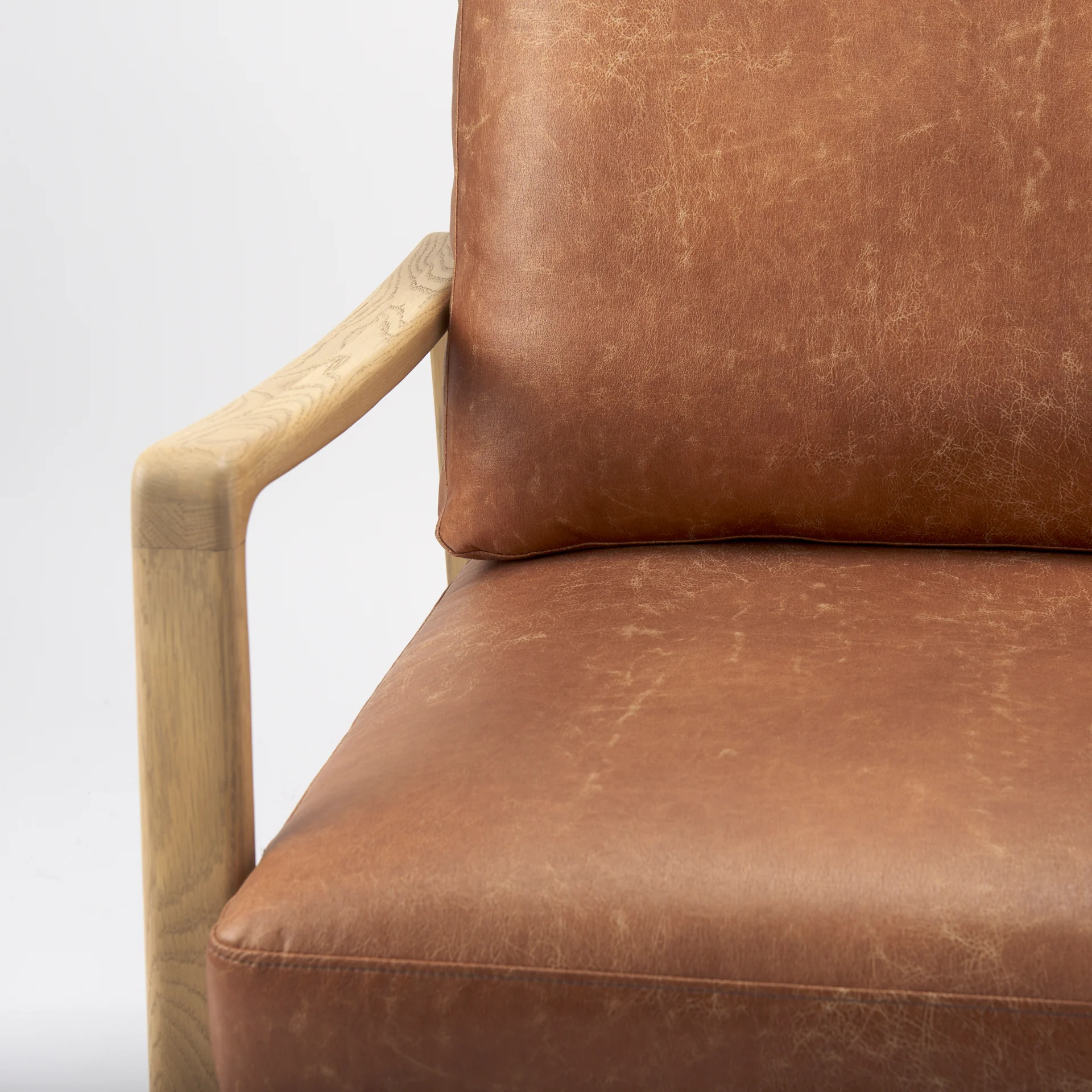 Raeleigh Leather Accent Chair - Image 10